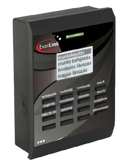 EVERLINK MI-T05 munkaidő terminál